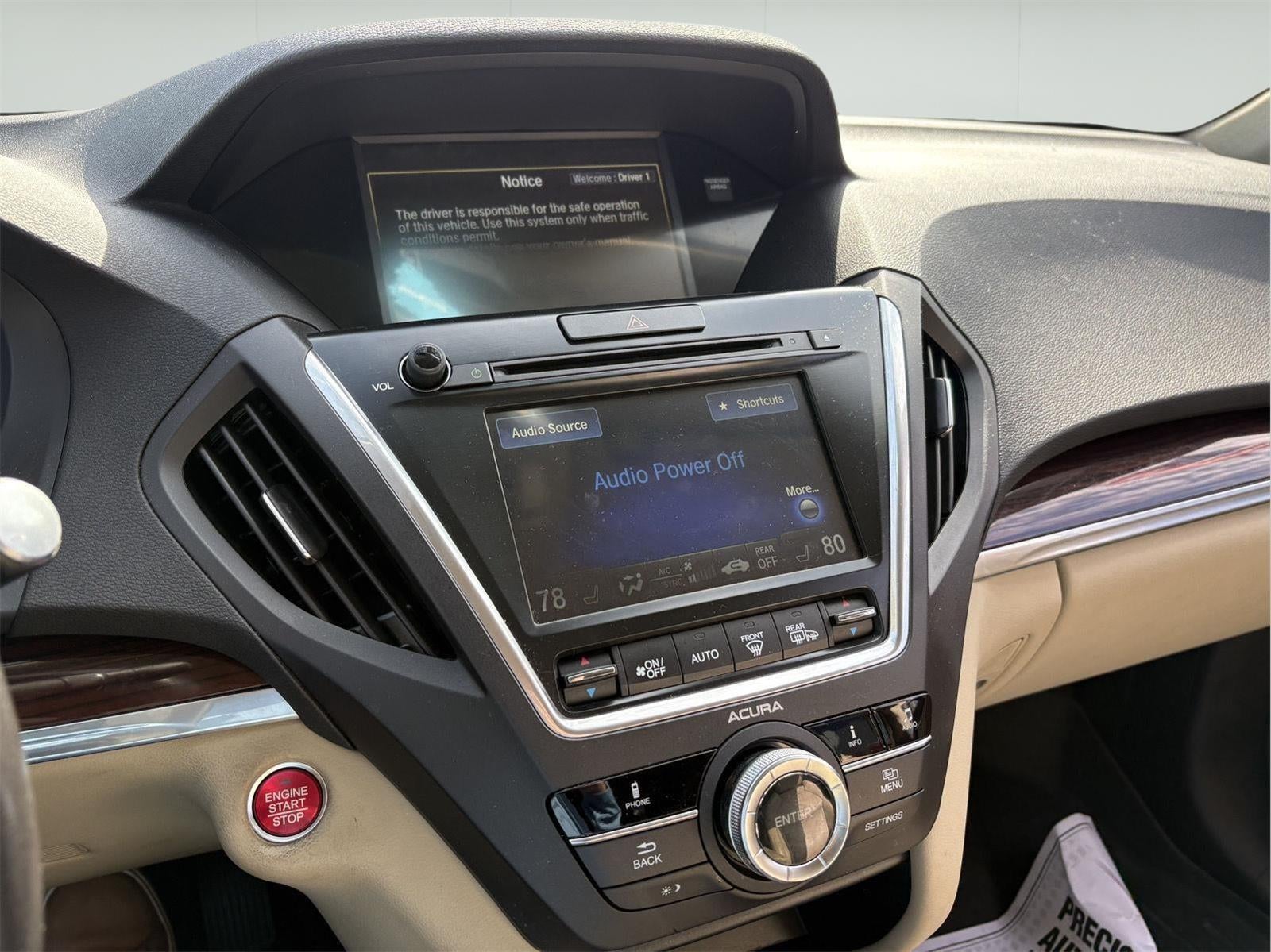 2016 Acura MDX w/AcuraWatch Plus