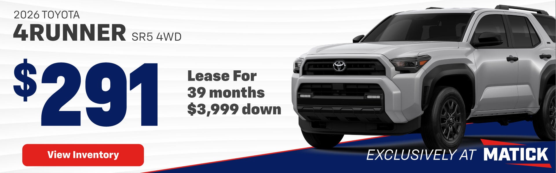 New Toyota 4Runner Special