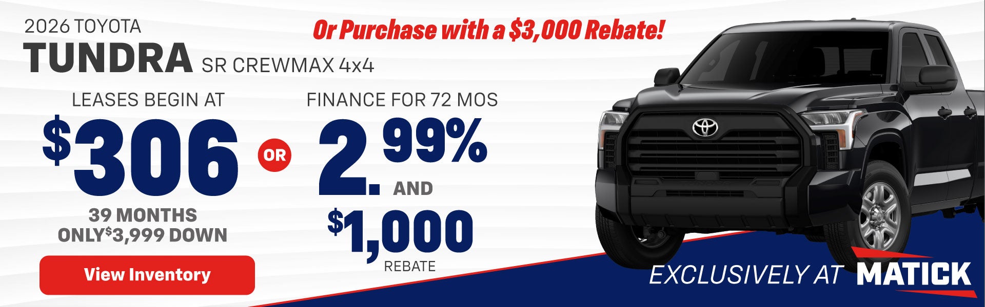 New Toyota Tundra Special