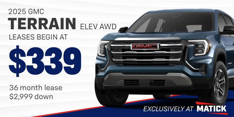New GMC Terrain Special | Matick Auto Group Specials Redford, MI