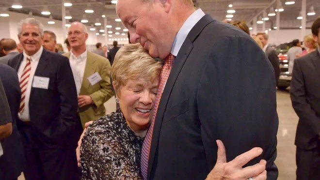 Mrs. Matick and Karl Zimmermann